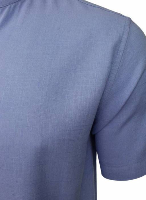 پیراهن آستین کوتاه مردانه بریوسول آبی روشن