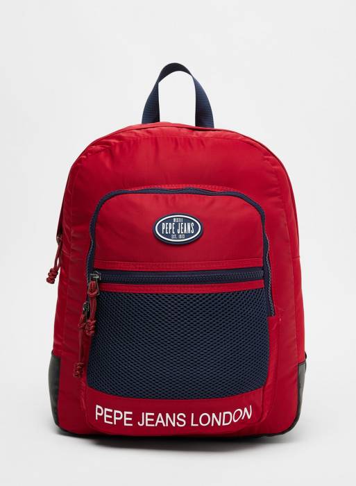 کیف کوله پشتی بچه گانه پسرانه پ پ جینز قرمز