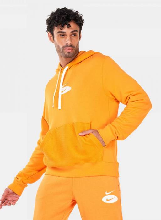 هودی سویشرت ورزشی مردانه نایک نارنجی