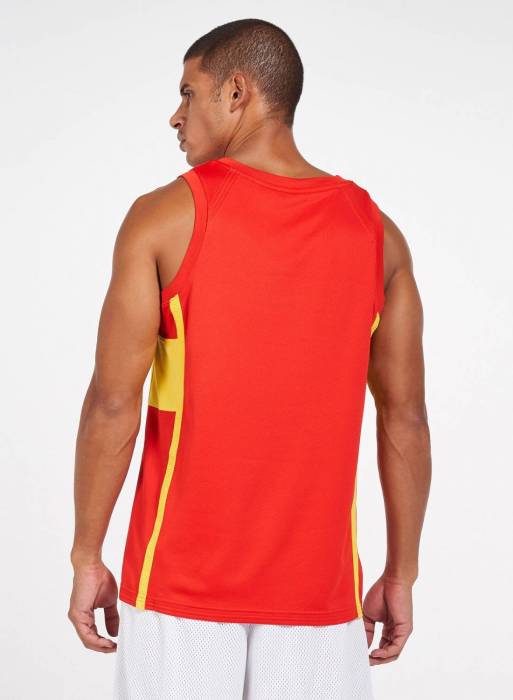 تیشرت ورزشی بسکتبال مردانه نایک قرمز مدل 142