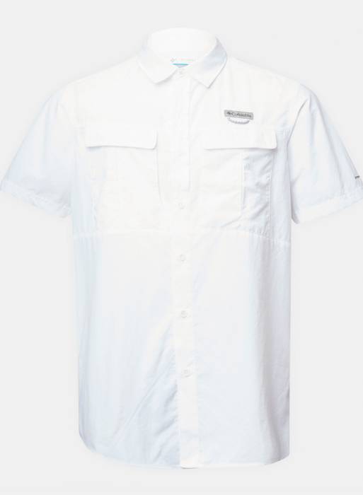 پیراهن مردانه کلمبیا سفید مدل 116