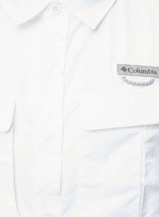 پیراهن مردانه کلمبیا سفید مدل 116