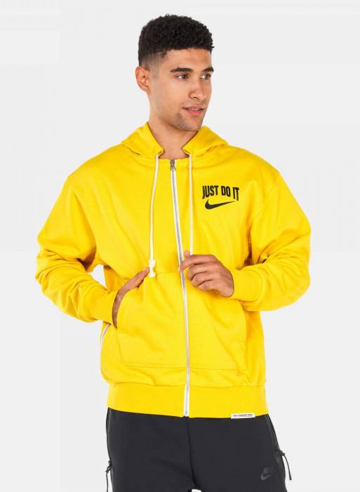 هودی سویشرت کاپشن ورزشی مردانه نایک زرد