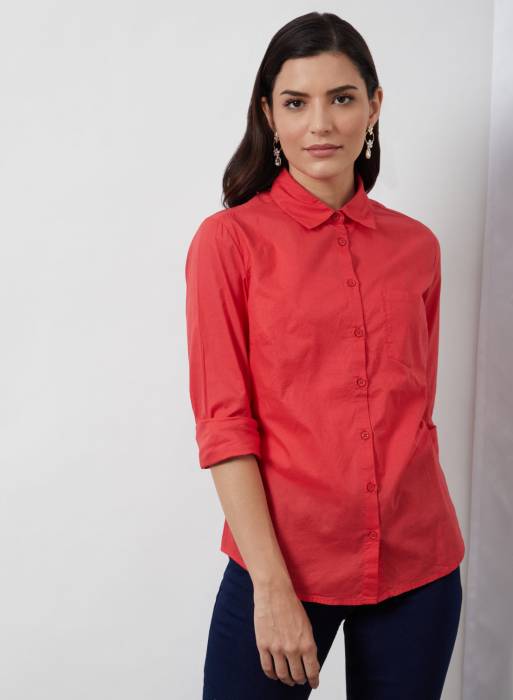 پیراهن زنانه قرمز برند aila