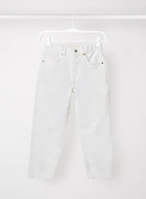بلند جین بچه گانه دخترانه پ پ جینز سفید