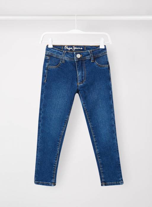 بلند جین بچه گانه دخترانه پ پ جینز آبی