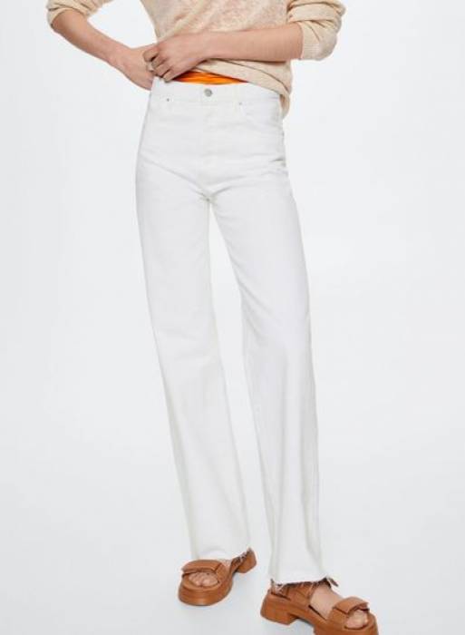 شلوار جین زنانه مانگو سفید
