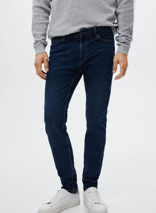شلوار جین مردانه مانگو آبی مدل 979