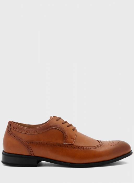 کفش چرم رسمی مردانه قهوه ای برند robert wood