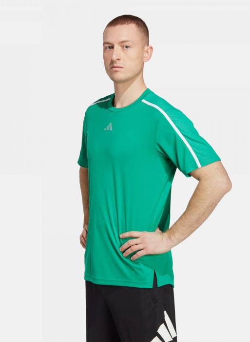 تیشرت ورزشی مردانه آدیداس سبز مدل 120