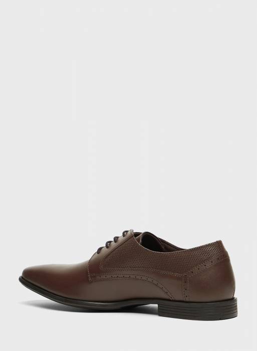 کفش رسمی مردانه قهوه ای برند shoexpress