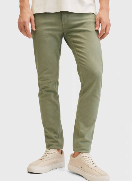 شلوار جین مردانه مانگو سبز