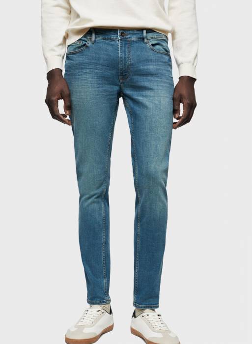 شلوار جین مردانه مانگو آبی