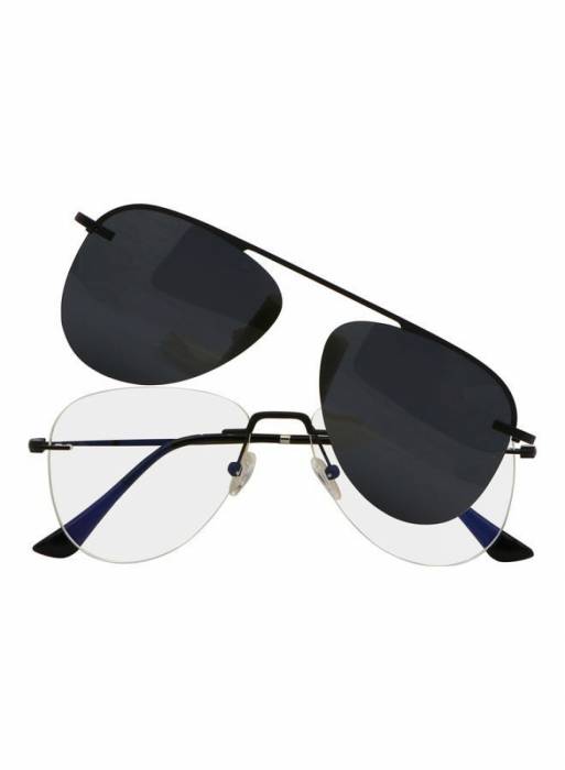 عینک آفتابی مشکی برند tfl مدل 127