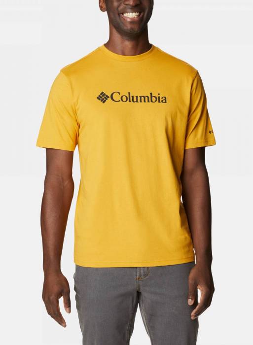 تیشرت ورزشی مردانه کلمبیا زرد