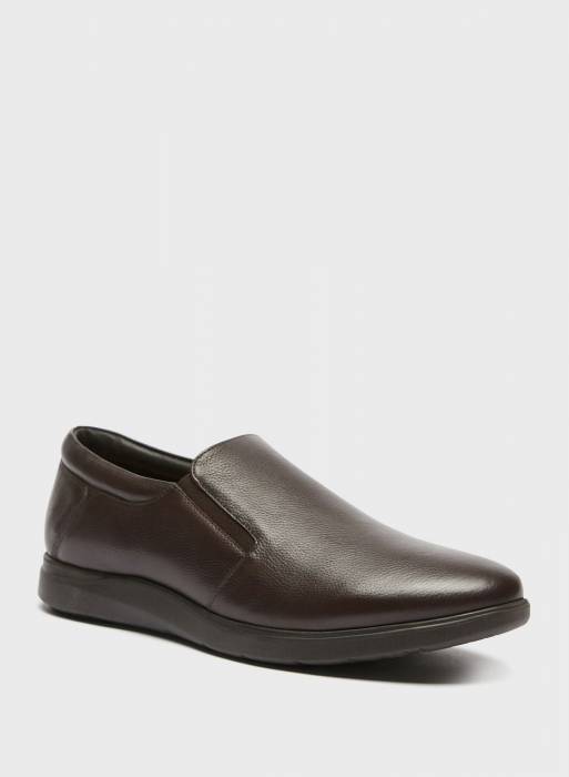 کفش راحت رسمی مردانه قهوه ای برند le confort مدل 285