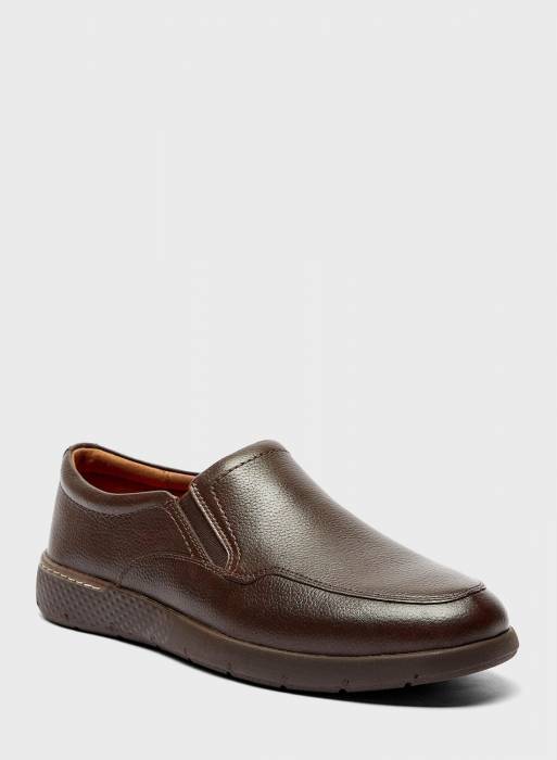کفش راحت رسمی مردانه قهوه ای برند le confort مدل 316