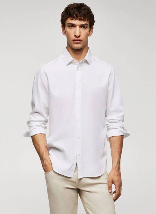 پیراهن مردانه مانگو سفید