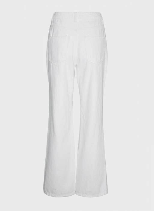 شلوار جین زنانه ورومودا سفید مدل 117