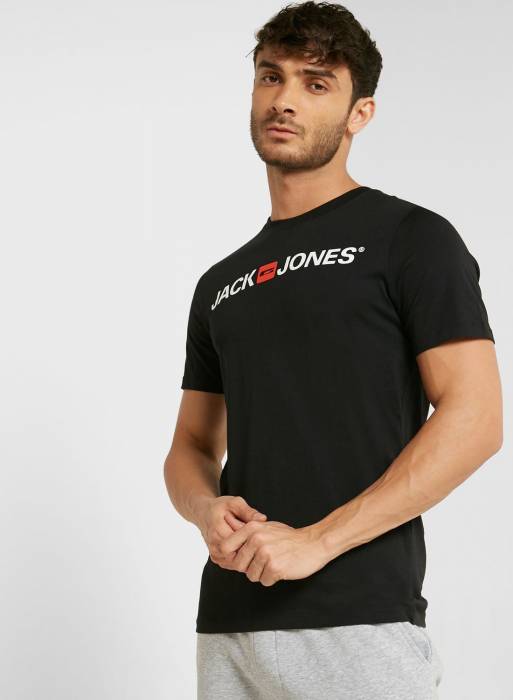 تیشرت مردانه مشکی برند jack-&-jones مدل 007