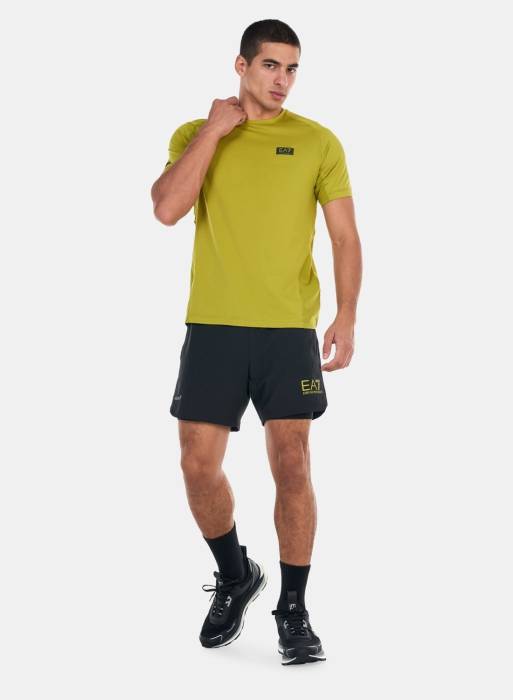 تیشرت ورزشی مردانه آرمانی زرد
