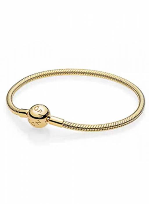 دستبند طلایی برند pandora