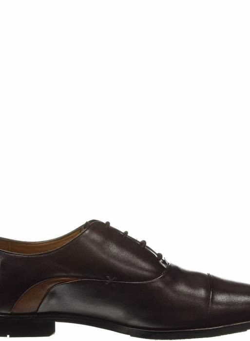 کفش چرم رسمی مردانه قهوه ای برند ruosh مدل 839