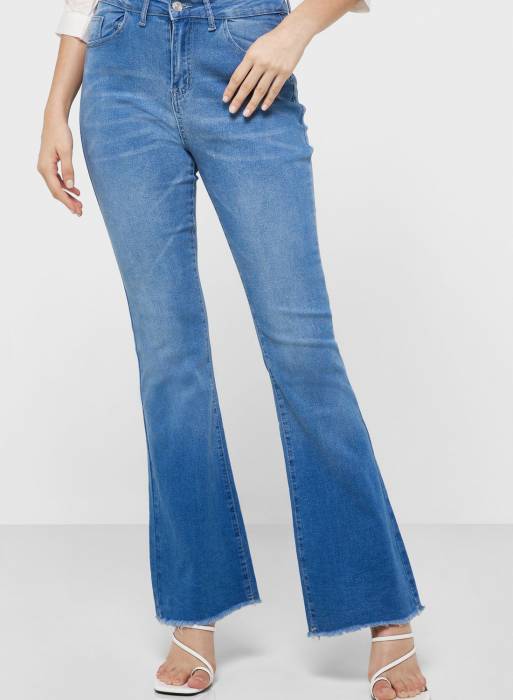 شلوار جین زنانه آبی برند ginger مدل 362