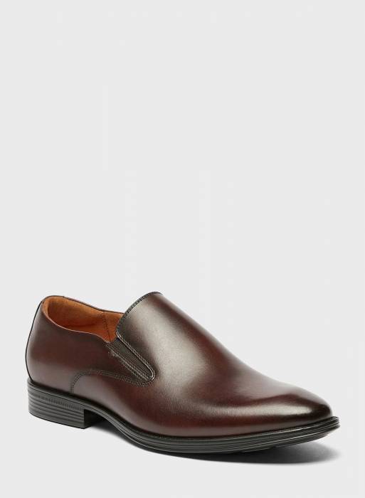 کفش راحت رسمی مردانه قهوه ای برند le confort مدل 027