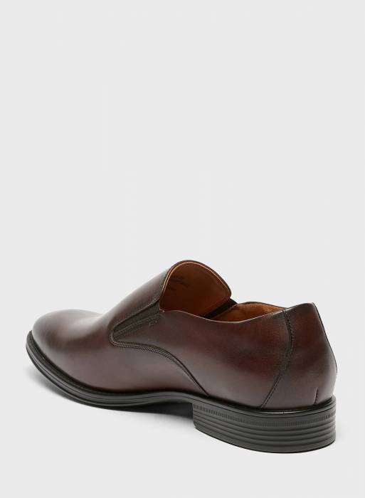 کفش راحت رسمی مردانه قهوه ای برند le confort مدل 027
