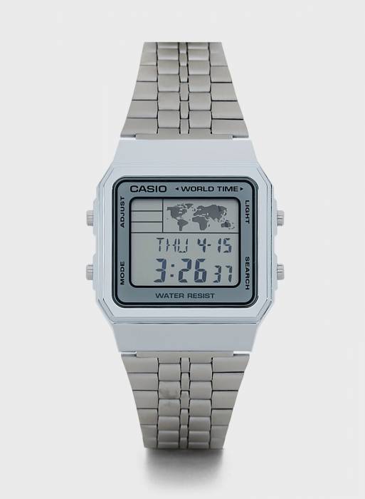 ساعت زنانه دیجیتال کاسیو نقره ای مدل 856
