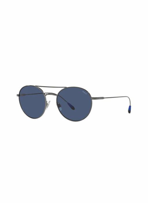 عینک آفتابی مردانه پولو رف لارن آبی مدل 662