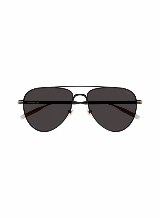 عینک آفتابی مردانه مونت بلانک طوسی خاکستری مدل 667