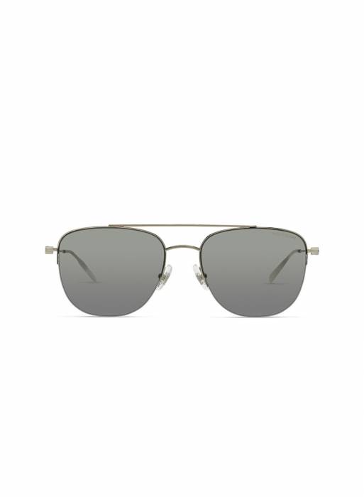 عینک آفتابی مردانه مونت بلانک طوسی خاکستری مدل 670