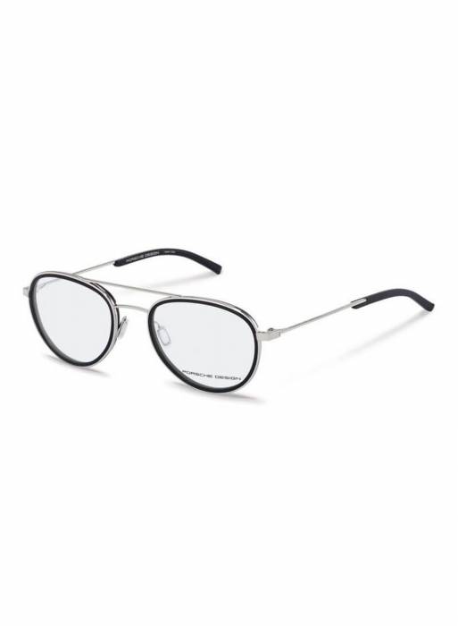 عینک آفتابی پورش دیزاین مشکی نقره ای مدل 591