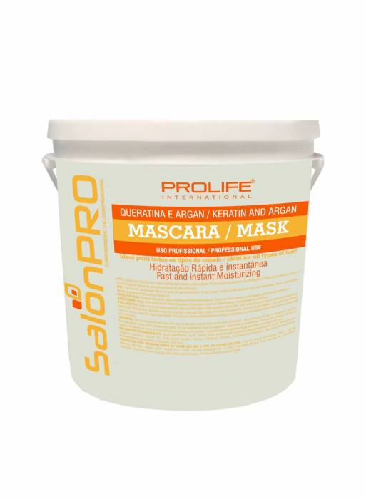 ماسک موی کراتین و آرگان، مناسب برای همه انواع مو، ترطیب فوری، تولید شده در برزیل، حجم 1500 گرم. مدل 620