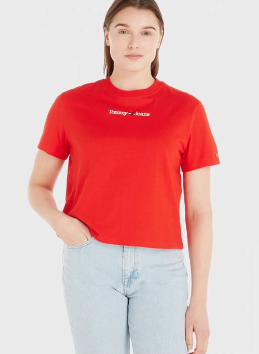 تیشرت زنانه تامی هیلفیگر قرمز