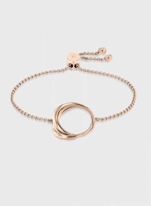 دستبند زنانه کلوین کلاین طلایی