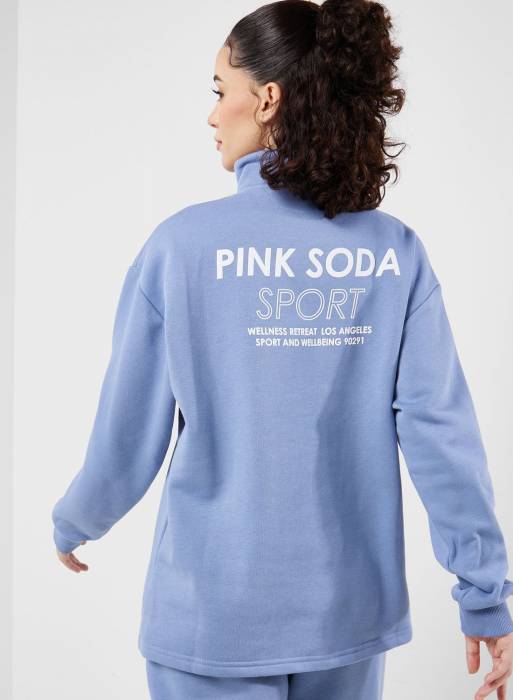 بلوز زنانه آبی برند pink soda