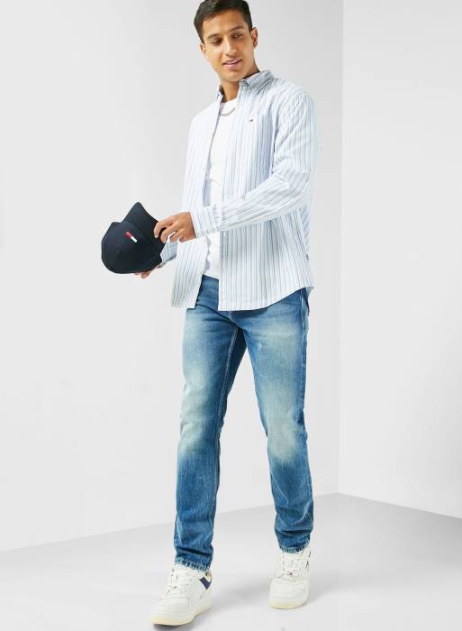 شلوار جین مردانه تامی هیلفیگر آبی مدل 330
