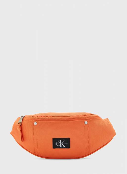 کیف کمری مردانه کلوین کلاین نارنجی مدل 410