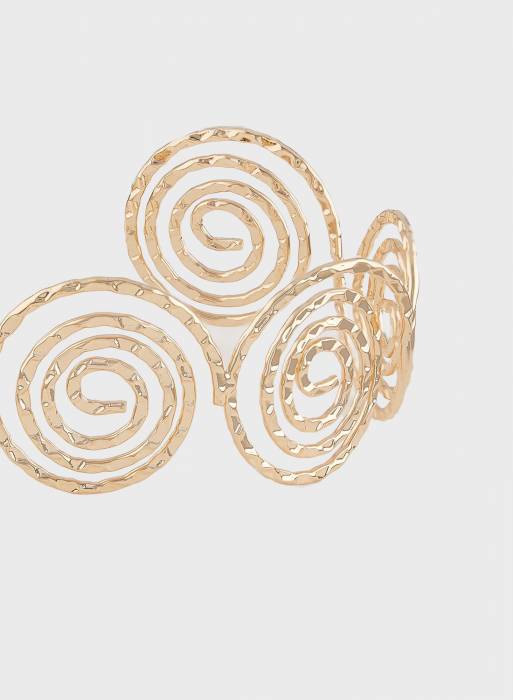دستبند زنانه طلایی برند ella مدل 582