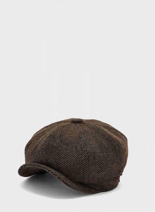 کلاه اسپرت زمستانی مردانه قهوه ای برند robert wood