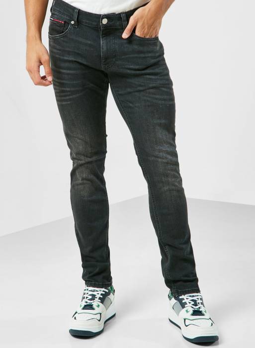 شلوار جین مردانه تامی هیلفیگر مشکی مدل 250