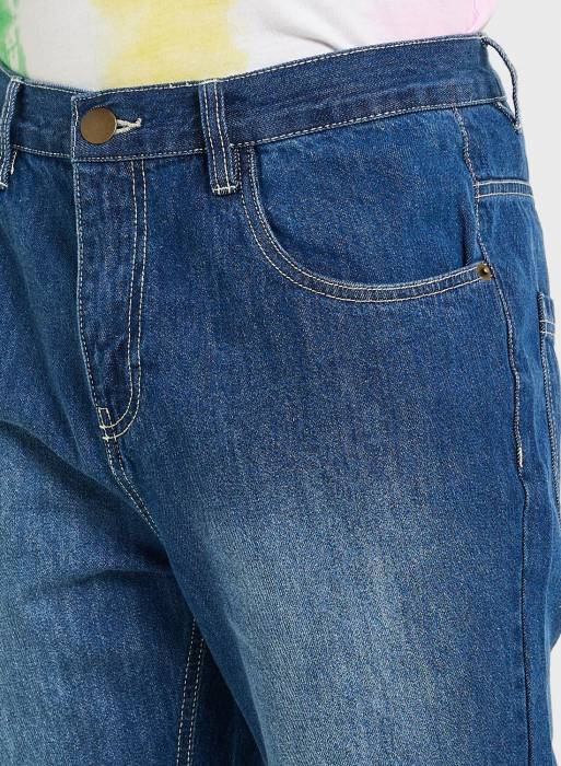 شلوارک کوتاه جین مردانه بریوسول آبی مدل 963