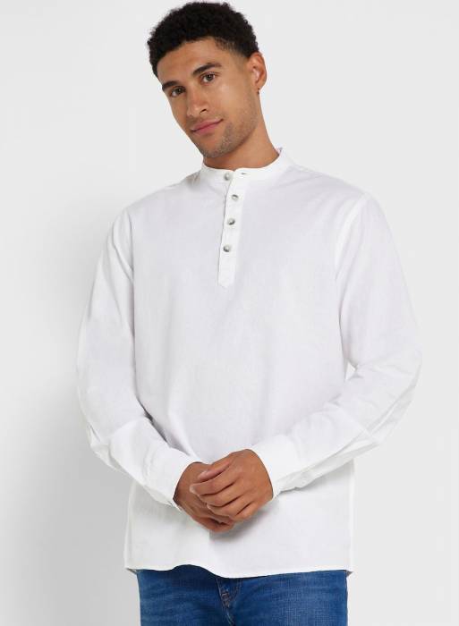 پیراهن مردانه سفید برند seventy five