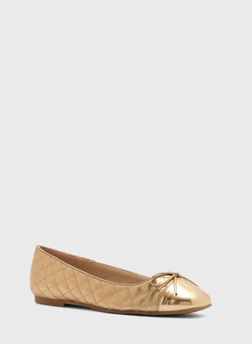 کفش راحت تخت زنانه الدو طلایی