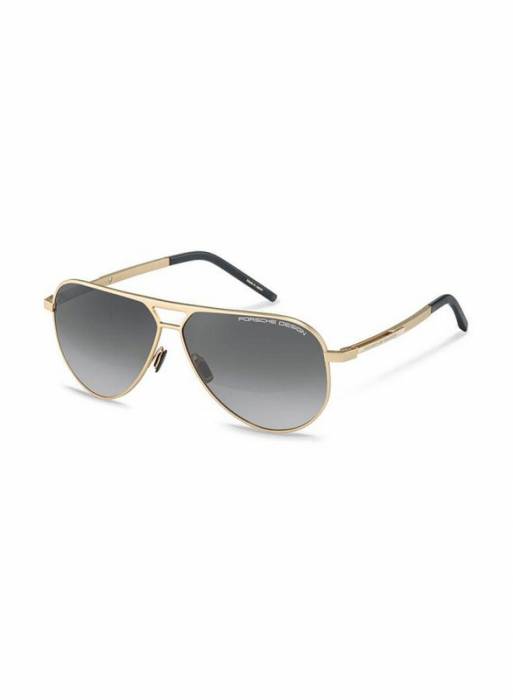 عینک آفتابی مردانه پورش دیزاین طوسی خاکستری مدل 440