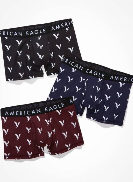 شورت کلاسیک مردانه پک 3 عددی چند رنگ برند american eagle