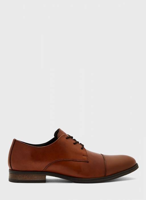 کفش رسمی مردانه قهوه ای برند jack-&-jones